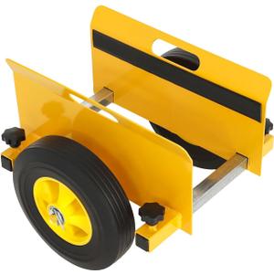 Clamp Panel Cart for Drywall Sheet Material Handling All Terrain Moving | 800 LBS Load Capacity, Heavy Duty Door Cart with 10" Wheels, for Wood, Plywood, Door, Fence, Sheetrock