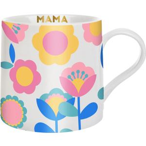 Slant Party Supplies Jumbo Mugs - Large Ceramic Coffee Cup Gift Mug, 20-Ounce, Mama Tulip