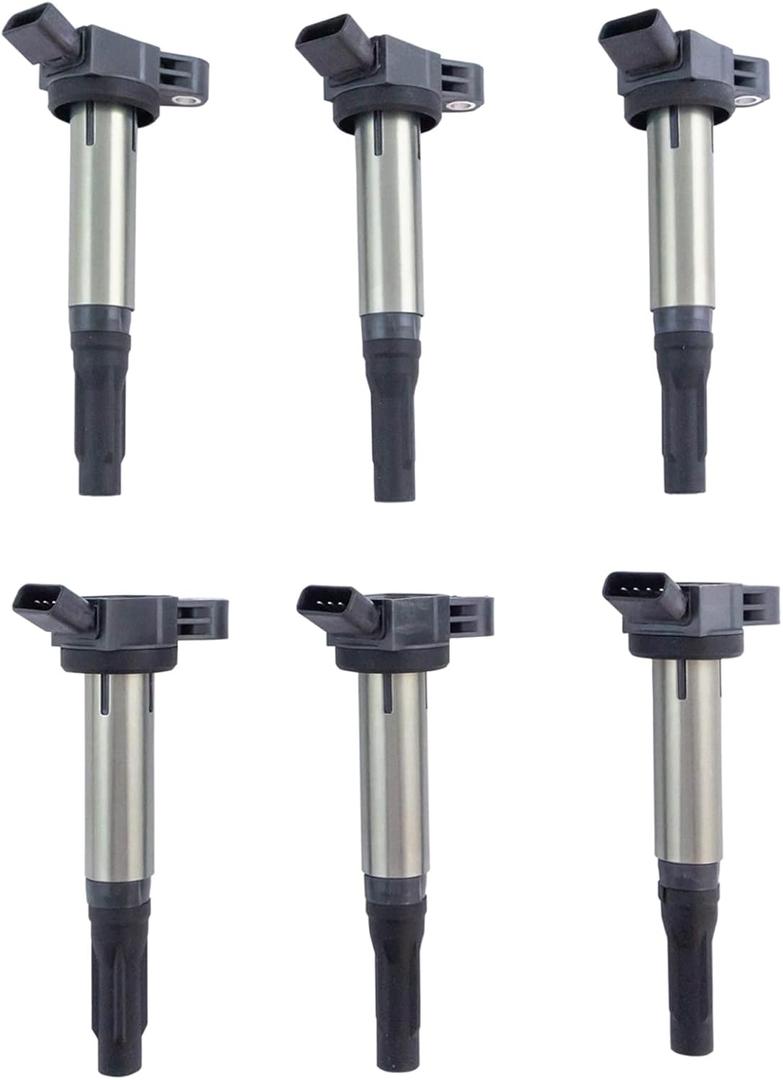 TRQ Ignition Coil Set Compatible with 06-18 Lexus 05-19 Toyota