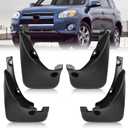 2007 RAV-4 Mud Flaps Mud Guards Compatible with Toyota RAV-4 2.4 2006-2013 Splash Guard No Drilling Required All Weather Mudflaps(Set of 4)