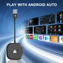 Android Auto Wireless Adapter for Wired Android Auto Cars Converts Wired to Wireless - Easy Setup Plug & Play Seamless Connection Stable and Fast