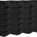 Akro-Mils 30220 AkroBins Plastic Storage Bins, Space-Saving Stackable Bins for Garage, Pantry, Craft Organization, 7" x 4" x 3", Black, 24-Pack