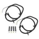 2 Pcs Front Left & Right ABS Wheel Speed Sensor Wire Harness Compatible with Buick Cadillac SRX STS Chevy Impala Monte Carlo Hummer Oldsmobile Pontiac Saturn 2000-2010 Replace 10340314 10340316