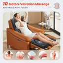 Full Body Massage Mat with Heat, 10 Motor Massage Pad for Sofa, Bed