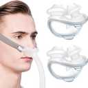 Replacement Nasal Pillows Masks for AirFit P10 (S), 2 Pack P10 Nasal Pillows Stable Seal CPAP Supplies, Extra-Soft Silicone Cushions Gentle & Easy-Fit - Small
