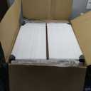 27.6 Square Dining Table - Small Kitchen Table with Solid Wood Legs, Mid Century Modern Desks for Small Spaces, Wooden Dining Room Tables for Kitchen, Living Room & Dining Room, Walnut Color