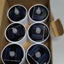 SingTok 6 PCS Solar Powered Outdoor LED Tea Lights, Waterproof Rechargeable Flameless Flickering Votive Candle Battery Operated for Garden Decorations