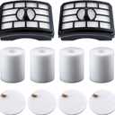 Vacuum Filter Replacement for Shark Rotator Pro Lift-Away NV500, NV501, NV502, NV503, NV505, NV510, NV520, NV552, UV560, Part # XFF500 & XHF500 (2 Post Filters + 4 Foam & Felt Filters)