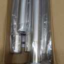 Shower Curtain Rod, 1" Diameter Heavy Duty Tension Shower Rod, Non Slip Adjustable 28-74 inch No Drill Shower Curtain Rods Spring Tension For Bathroom, Shower Stall, No Rust, Brushed Nickel