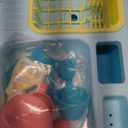 CUTE STONE Color Changing Kitchen Sink Toys, Children Electric Dishwasher Playing Toy with Running Water, Upgraded Faucet, Automatic Water Cycle System Play House Pretend Role Play Toys for Boys Girls