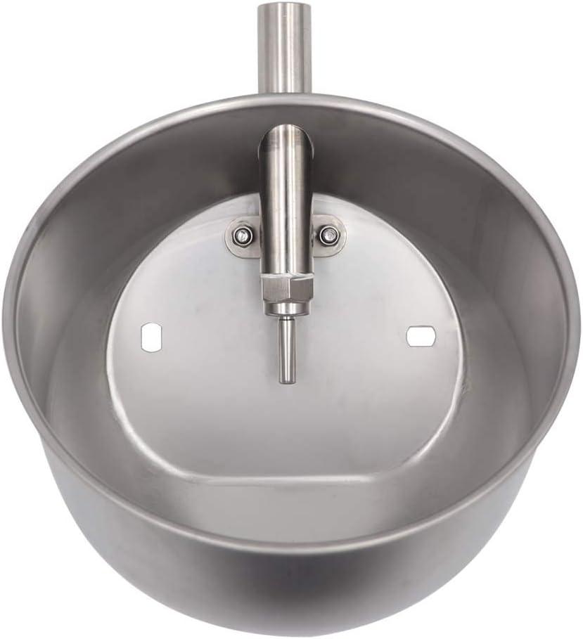 Stainless Steel Automatic Pig Waterer System Automatic Waterer for Pig Water Bowl Heavy Duty (L)
