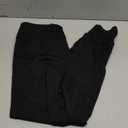 Libin Women's Casual Travel Pants 7/8 Stretchy Golf Pants Ankle Dress Pant Slacks Athletic Workout Sweatpants with 4 Pockets (M, Black)