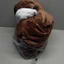 yescool Wearable Blanket Hoodie, Flannel Sherpa Fleece Blanket Sweatshirt for Adults Women Men,One Size Fits All