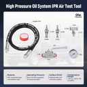High Pressure Oil System IPR Air Test Tool Special Kit Compatible with Ford 6.0L & 7.3L Powerstroke Diesel Engines, Heavy-Duty Air Test Fitting for HPOP Leak Diagnosis