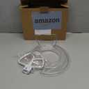 Pouring Shield & Flat Beater for Kitchenaid, Fit 4.5-5Qt Tilt-Head Stand Mixers, Clear Safety Pouring Shield, Flat Beater Replacement, For Kitchen Aid Accessories and Attachments (White)