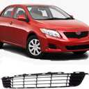Front Bumper Grille 2009 2010 Compatible With Toyota Corolla Sedan (Base CE LE XLE XRS S) Front Grill Front Bumper Cover Lower Grill Center For Model North America Built