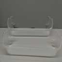 240323002 Refrigerator Door Bin Shelf Compatible with Frigidaire or Electrolux, Bottom 2 Shelves on Refrigerator Side, Clear, Double Unit, Replaces PS429725, AP2115742