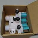 Washer Water Inlet Valve for May-tag Bra-vos XL Model MVWB835DW/MVWB765FW/MVWB865GW/MVW7230HW,Whirl-pool WTW8500DC/WTW7500GC/W and Ken-more Series 700 Replacement.