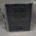 Ggbin 16 Liter Folding Plastic Containers, Grey Plastic Crate, 2 Packs