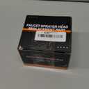 J-HVA Pull Down Kitchen Faucet Sprayer Head Replacement Part with 14 Adapters, 3 Function Pull Out Sink Sprayer Replacement Nozzle, Kitchen Faucet Head Hose Spray Tap Spout, Brushed Nickel