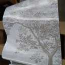 Vintage Beige Forest Woodland Mural Wallpaper for Bedroom Living Room (Not Peel n' Stick) 21.6"