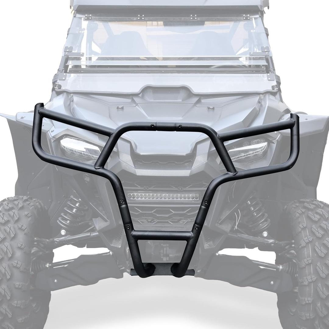 Front Bumper for Honda Talon 1000, Heavy Duty UV-Resistant Powder Coating Combined Front Bumper Brush Guard Protector for Honda Talon 1000R 1000X 1000X-4 2019-2025 Accessories