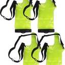 4Pcs Universal Two Way Radio Waterproof Case Bag Portable Walkie Talkie Rainproof Pouch with Adjustable Strap Compatible for Motorola Kenwood Midland UV-3R UV-5R PX-888 Walkie Talkie Radio (Green)