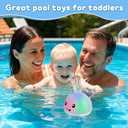 ANGGIKO Baby Boy Bath Toys, Pool Water Table Toy for Babies 1 Year Old Boy Gifts, Toddler Bath Toys for Kids Ages 1-3, Light Up Whale Bath Toy Sprinkler Summer Bathtub Fountain Baby Toy 6-12-18 Months
