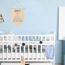 Who Does God Say I Am Banner-Christian Inspirational Pennant Wall Decor,Nursery Banner Flag for Baby Toddler Kids,Baby Room Changing Table Home Altar Decor-Birthday Baby,Shower Gift