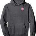 Ohio State Buckeyes Left Chest Icon Pullover Hoodie, Size Large