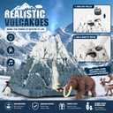 Volcano Toy Playset, Animal Figures 11 Pcs, Kids Ages 3+, One Size