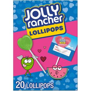 JOLLY RANCHER Assorted Fruit Flavored, Lollipops Box, 9.2 oz (20 Pieces) (EXP 09/30/26)