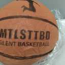 Silent Basketball-Size 7 (29.5") 2026 New Upgrade Dribble Dream Silent Basketball, Grooved Airless Foam Technology for Soundless for Quiet Dribbling and Indoor Training (blue)