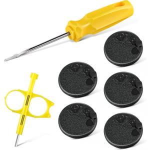 7 Pack Sprinkler Rubber Head Cap Tool Kit Compatible with Hunter PGP Rotor Protective Rubber Cap, Sprinkler Pars Replacement, Lawn Irrigation Parts for Automatic Irrigation Water System