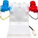 W10144820 Washer Water Inlet Valve Washing Machine Replacement Part Replace WPW10144820, WPW10144820VP, W10311458, AP4371093, AP6015761, EAP11749042, PS11749042, W10140914, etc, Small