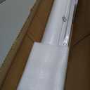 Grandekor No Drill Blackout Roller Shades | Textured-White 33.5Wx72H