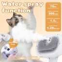 Cat Steam Brush, 3 In 1 Steam Brush for Dogs & Cats, Pet for Pet Hair Removal Tool, Shedding Reduced Discomfort, Suitable for Massaging, Combing