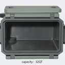 32Quart Camping Cooler Portable Cooling Box Suitable for BBQ Camping, picnics and Other Outdoor Activities