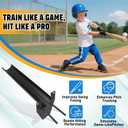 Upgrade Timing Chute for Junior Hack Attack Pitching Machine, Baseball Swing Trainer Accessory, Extended Pitching Machine Chute for Improved Timing and Consistent Batting Practice