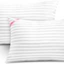 EIUE Throw Pillow Inserts, Machine Washable Pillows,Premium Polyester Fiber Fill for Sofa Bed & Decorative Cushions (White, 12x20inch)
