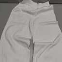 The Drop Women's Cynthia Cotton Blend Wide Leg Sweater Pant, Whisper White, Small