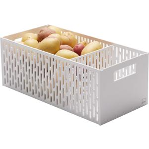 YAMAZAKI Home Tower Stacking Baskets / Fruit Basket/ Vegetable Basket - Abs Plastic -