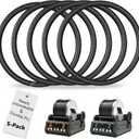 Rock Tumbler PU Replacement Belt for K1 & K1 Pro  Upgraded Durable Anti-Break Design, Not Compatible with Other Models  5 Pack