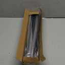 Matte Black Shower Curtain Rod,1 Inch Diameter Stainless Steel Adjustable Spring Tension Rods 32 to 92",with Holders,Anti-Slip,Curtain Rods No Drilling(1 Pack)