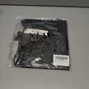 Vrtige Women's Nightgown V Neck Sexy Nightdress Sleeveless Sleepshirt Lace Hem Sleepwear (Black, S)