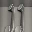 TAILI Grab Bars for Bathtubs and Showers 2 Pack Suction Grab Bar, Heavy Duty Shower Handle Removable Bath Handrails for Seniors and Elderly, Bathroom Safety Grip No Drilling Waterproof,Grey (16.8", Gray)