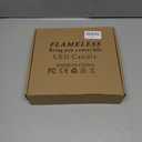 Flameless LED Pillar Candles with Remote Control and Timer, Battery Operated Flickering Electric Candles Set of 5, Crackle Design for Home Decor Wedding Party(D2.2'' x H5''/5''/6''/7''/8'') (Ivory)