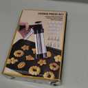 Cookie Press Gun Kit for Baking,Spritz Cookie Press Gun With 13 Cookie Discs+8 Icing Nozzles Perfect for DIY Christmas Cookies Maker and Decorating CookiesSilver