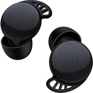 Bigood Ear Plugs for Sleeping 45dB Reusable Noise Cancelling Earplugs for Focus, Snoring, Travel, Concert, Silicone Noise Reduction Ear Plug for Hearing Protection Soft Ear Plug with 14 Ear Tips & Case Black