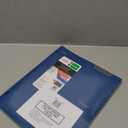 Five Star 2-Pocket Folder, 4 Pack, Plastic Folder with Stay-Put Tabs and Prong Fasteners, Fits 3-Ring Binder, Holds 8-1/2" x 11 Paper, Black, Fire Red, Forest Green, Pacific Blue (38049)